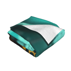Couverture en flanelle horizontale 280g : Impression fille sci-fi