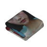 Couverture en flanelle de 280g style vertical avec impression sur une seule face, confortable et chaude