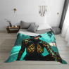 Couverture en flanelle horizontale 280g : Impression fille sci-fi