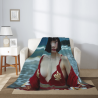 280g Vertical - style Single - sided Printed Flannel Blanket, Comfortable and Warm