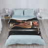 Couverture en flanelle verticale 280g avec un motif d'une beauté élégante