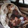 Coperta in Pile Verticale da 280g con Motivo di Ragazza Sexy
