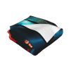 Couverture en flanelle horizontale 280g avec motif de chevalière