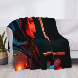 280g horizontale Flanell-Decke mit Frauenritter-Muster