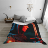 280g horizontale Flanell-Decke mit Frauenritter-Muster