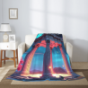 280g vertikale einseitig bedruckte Flanell-Decke, weich und bequem