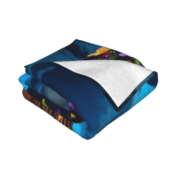 280g Blumenmuster horizontale Flanell-Decke, bequem und warm