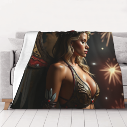 280g horizontale Flanell-Decke mit einseitigem Druck – eine bequeme Wahl