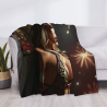 280g horizontale Flanell-Decke mit einseitigem Druck – eine bequeme Wahl