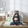 280g Vertical - style Flannel Blanket with Single - side Anime Printing