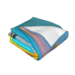 280g Horizontal Flannel Blanket, Comfortable and Warm with Printed Design