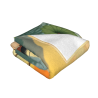 280g Horizontal Flannel Blanket with Ancient - style Beauty Print