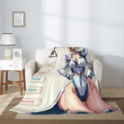 280g 縦型アニメキャラクタープリントフランネルブランケット