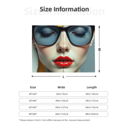 Manta de franela horizontal de 280g (Estampado de mujer moderna)
