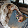 Coperta in flanella verticale 280g con stampa di drago cartoon carino