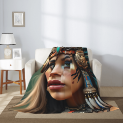 280g Vertical - style Single - sided Printed Flannel Blanket, Comfortable and Warm