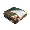 Couverture en flanelle horizontale 280g avec impression beauté indienne
