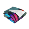 Coperta in flanella orizzontale 280g con stampa di farfalla spettacolare