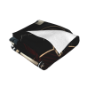 Manta de franela horizontal de 280g con estampado de un solo lado, cómoda y personalizada