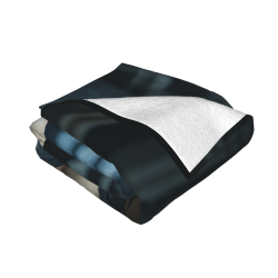 280g Horizontal Flannel Blanket with Unique Female Back - View Print
