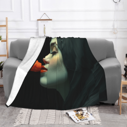 280g Horizontal Flannel Blanket with Exquisite Artistic Printing