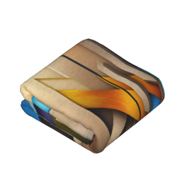 280g Vertical Full - width Single - side Printed Flannel Blanket
