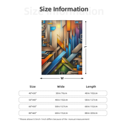 280g Vertical Full - width Single - side Printed Flannel Blanket
