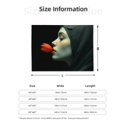 280g Horizontal Flannel Blanket with Exquisite Artistic Printing