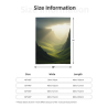 Couverture en flanelle verticale 280g avec impression paysage naturel