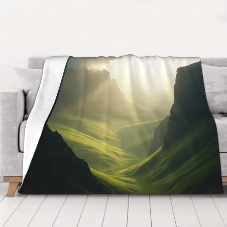 280g horizontale einseitig bedruckte Flanell-Decke