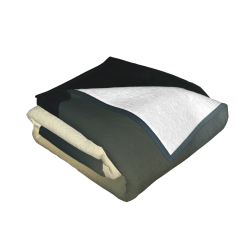 Coperta in flanella orizzontale da 280g con stampa su un lato