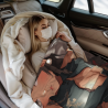 280g Vertical - style Anime - printed Flannel Blanket, Soft and Durable