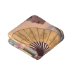 280g古風仕女圖單面印花法蘭絨毛毯