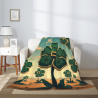 280g vertikale einseitig bedruckte Flanell-Decke