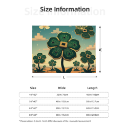 280g horizontale Flanell-Decke mit Blumenmuster