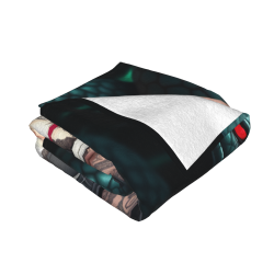 Couverture en flanelle 280g avec impression beauté sexy style sombre