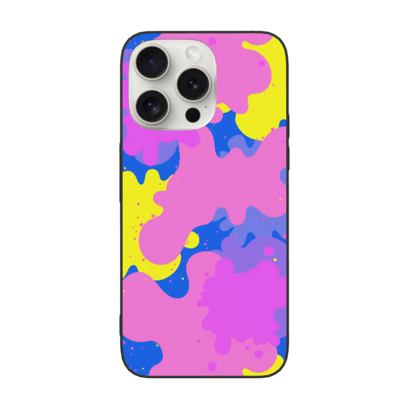 iPhone 15 Pro/Pro Max 抽象潑墨手機殼 - okomall