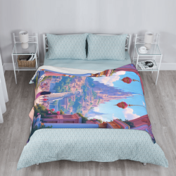 280g Vertical Full - width Single - sided Printed Flannel Blanket