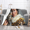 280g horizontales Flanell-Decke mit süßem Haustier und Charakterdruck