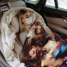 Coperta in Flanella Verticale 280g (Versione Stampa Rock - Ragazza)