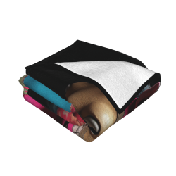 280g horizontale Flanell-Decke mit prächtigem farbenfrohem Pferdemuster