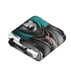 Manta de franela vertical de 280g con impresión personalizada de personaje