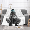 280g Horizontale Flanell-Decke mit einseitigem Druck (personalisiertes Design)