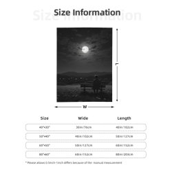 Couverture en flanelle verticale 280g avec impression recto, confortable et chaude