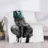 Coperta in flanella da 280g stile orizzontale con stampa su un solo lato (motivo personalizzato)