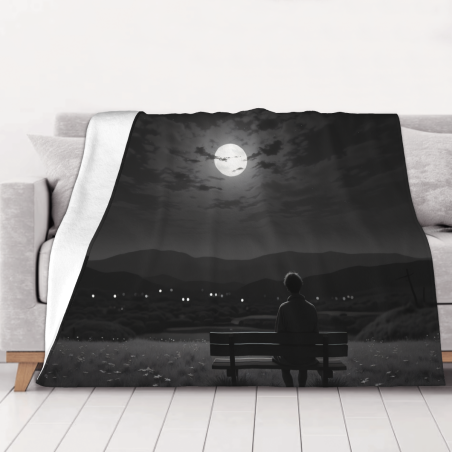 280g Einseitig Bedruckte Flanell-Decke, Bequem und Warm