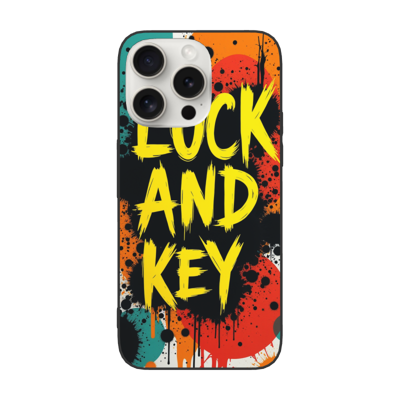 Custodia per iPhone 15/Pro/Max con design astratto inchiostro liquido - okomall