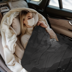 Coperta in flanella stampata a faccia singola 280g, comoda e calda