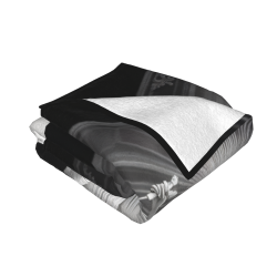 Couverture en flanelle horizontale 280g motif Ange-Démon-Taiji