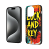 Custodia per iPhone 15/Pro/Max con design astratto inchiostro liquido - okomall